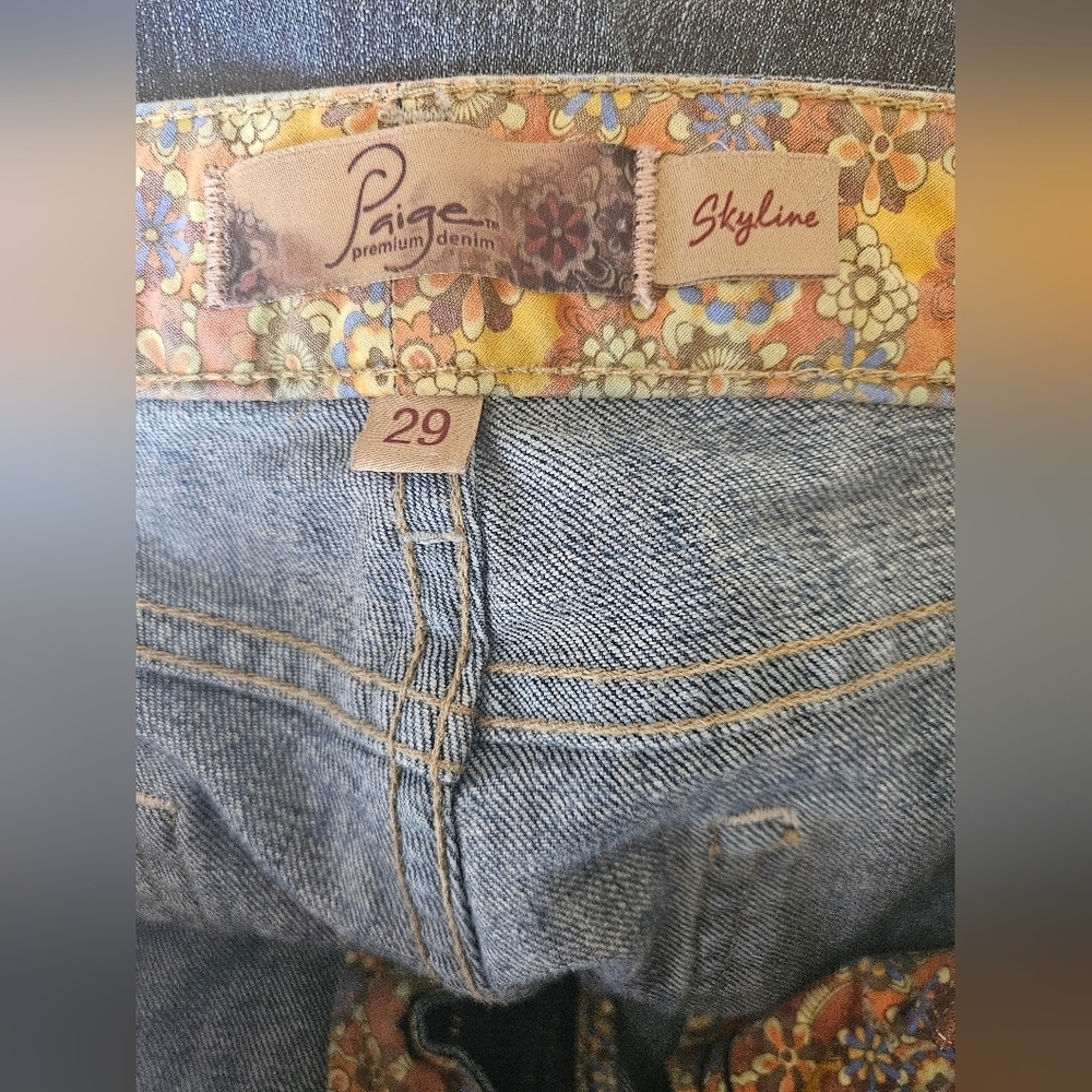 Paige -Women's Blue Jeans 29 - Picture 8 of 10